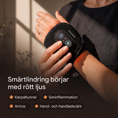 Red Light for Stinging, Numb, and Aching Wrists – 15 minutes a day